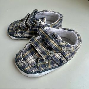 Polo Ralph Lauren Infant Plaid Velcro Shoes